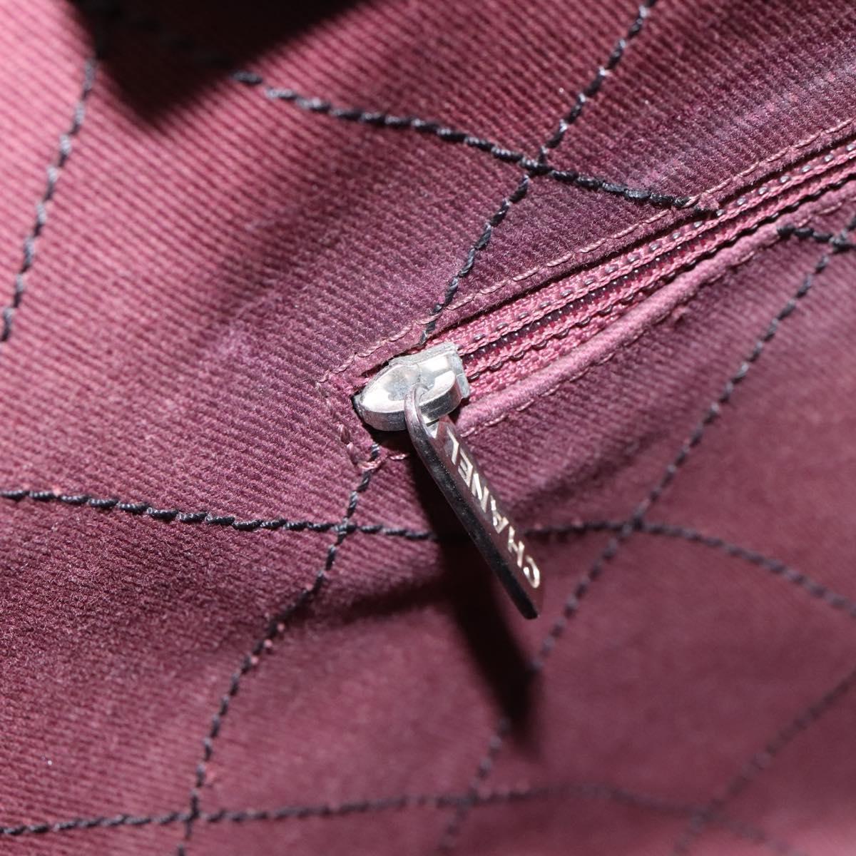 Chanel Fever Tote Quilted Caviar, BLACK, LEATHER, Tote bag