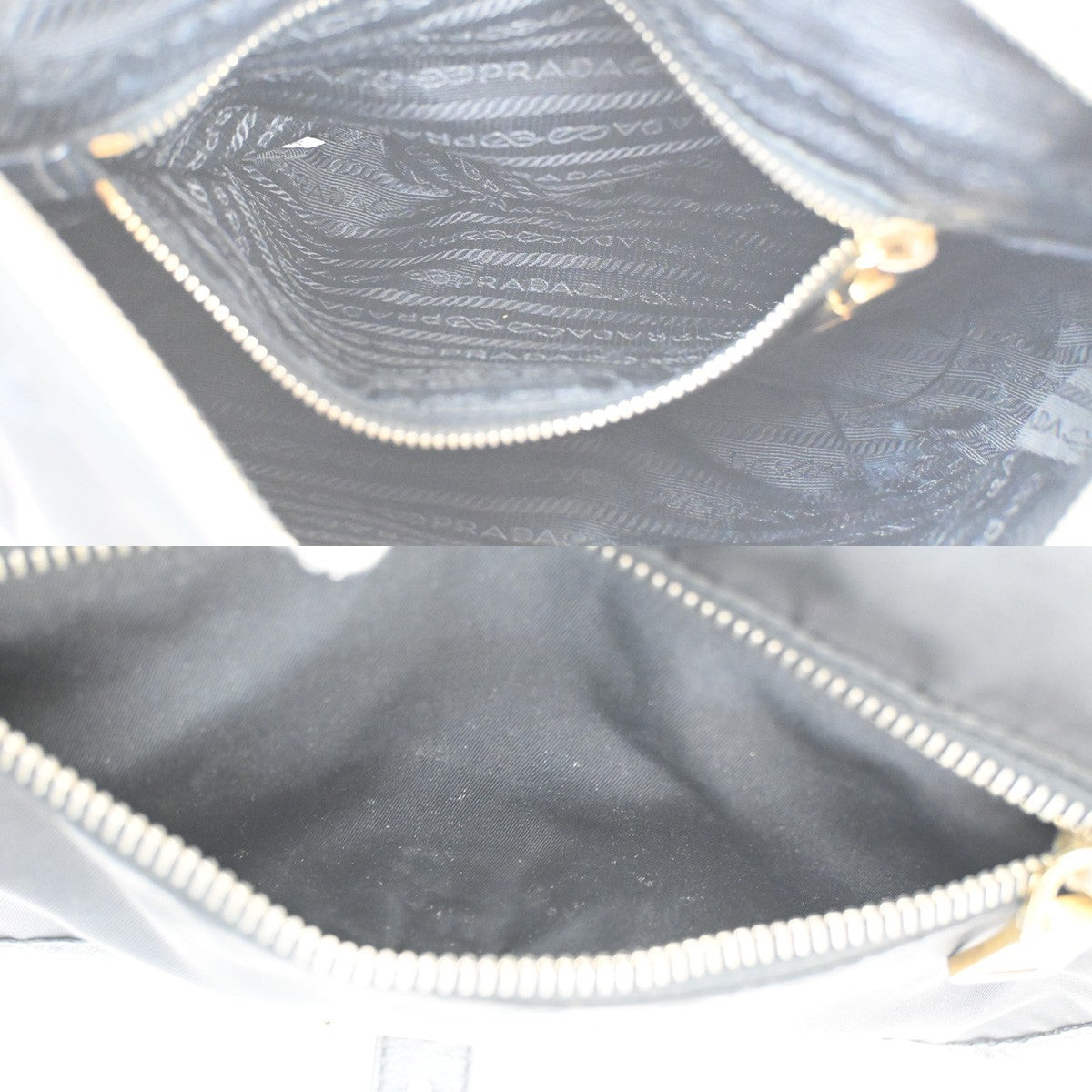 Prada Buckle Messenger Bag Tessuto, Black, Nylon, Shoulder Bag