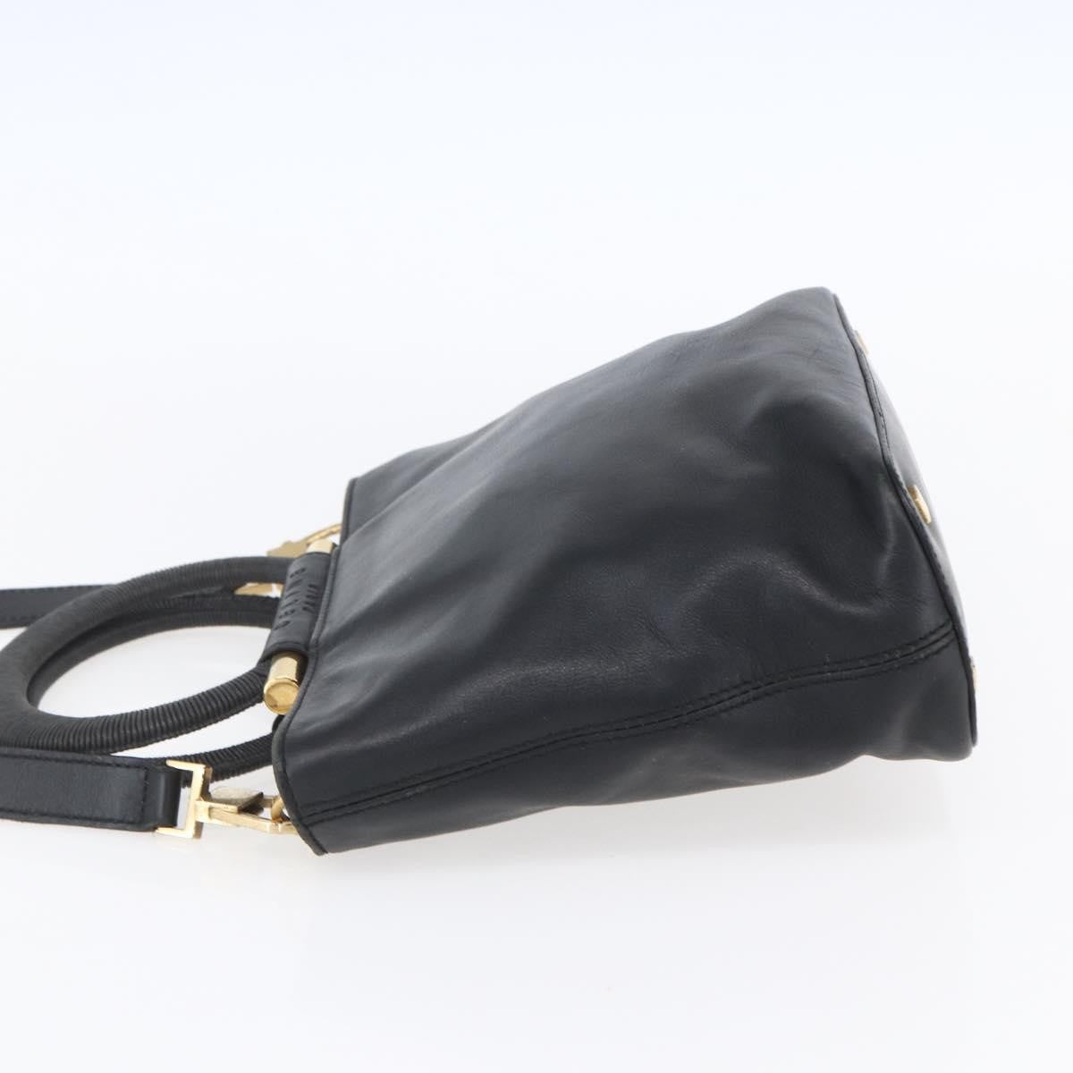 Celine Handbag Leather, BLACK, LEATHER, Handbag