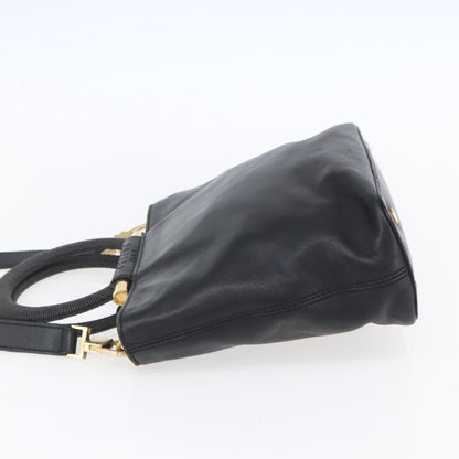 Celine Handbag Leather, BLACK, LEATHER, Handbag