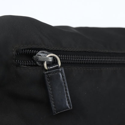 Prada Buckle Messenger Bag Tessuto, BLACK, NYLON, Crossbody bag