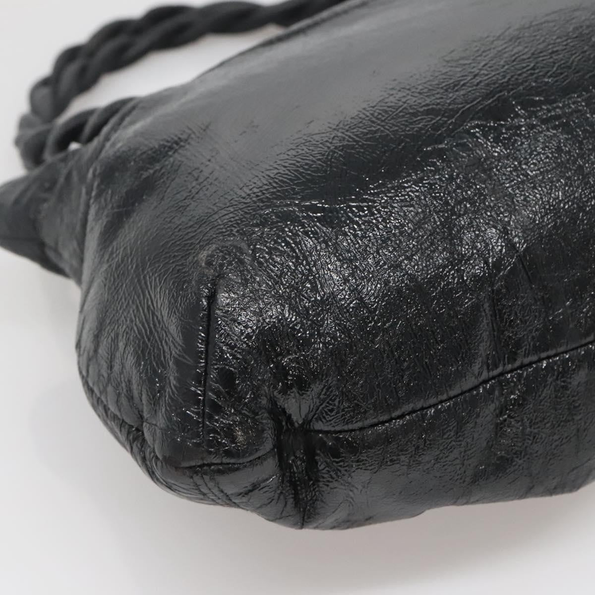 Salvatore Ferragamo Gancini Shoulder Bag Leather, BLACK, LEATHER, Shoulder bag