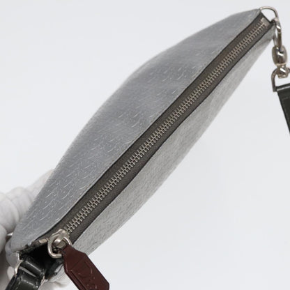 Christian Dior Lady Dior Boston Bag Cannage Canvas, SILVER, CANVAS, Handbag