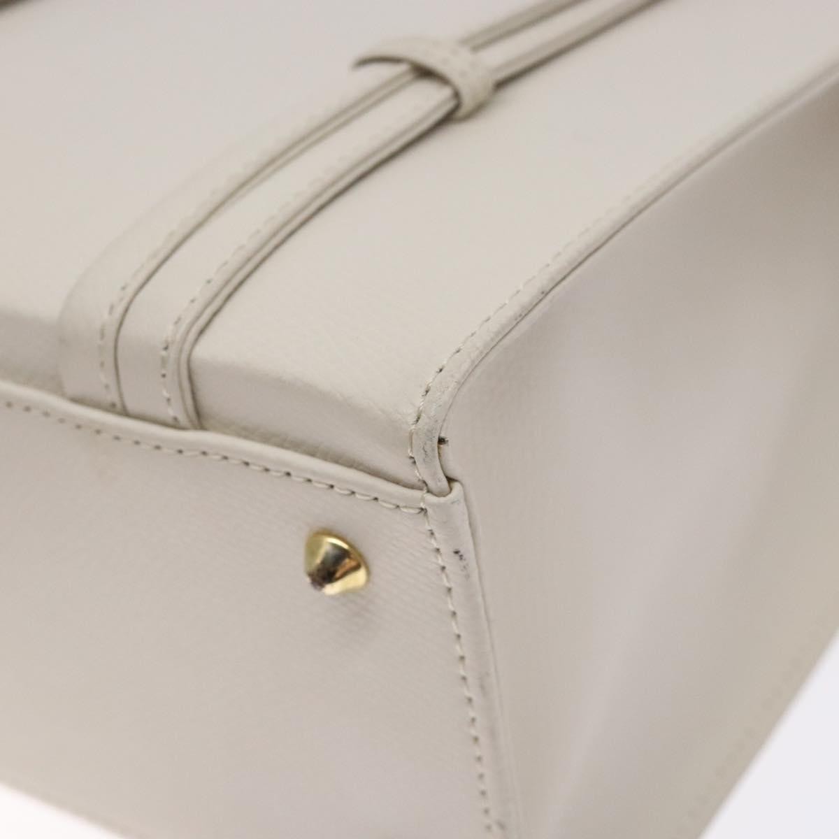 MCM Vintage Shoulder Bag Leather, WHITE, LEATHER, Shoulder bag
