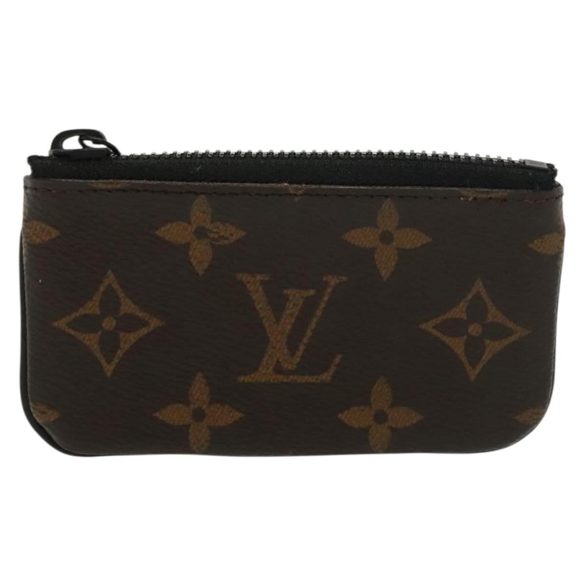 Louis Vuitton Pochette clés NM Canvas, BROWN, CANVAS, Wallets