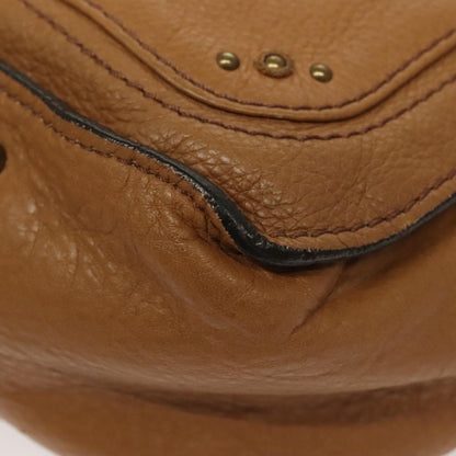 Chloe Paddington Lock Handbag Leather, BROWN, LEATHER, Handbag