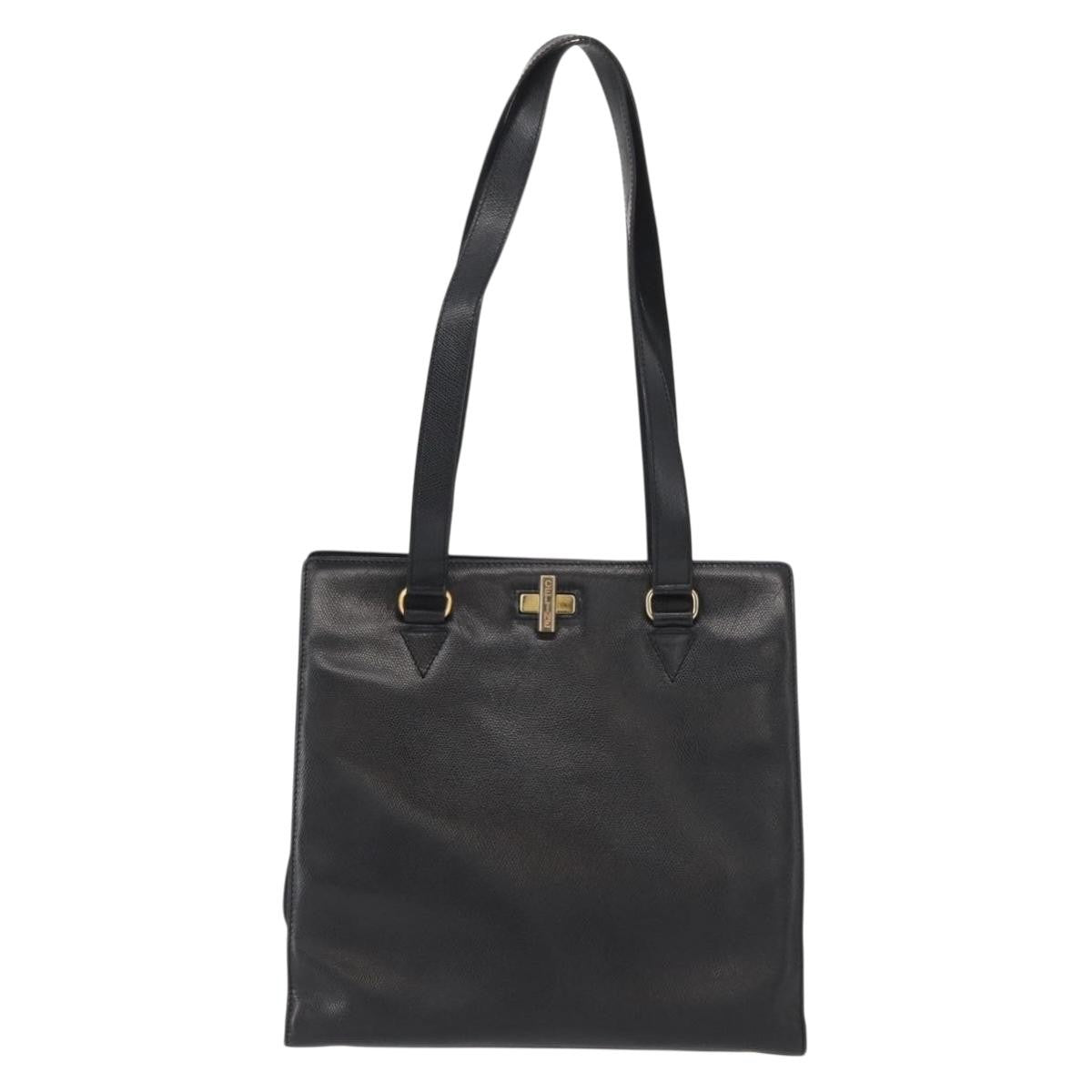 Celine Tote bag Leather, BLACK, LEATHER, Tote bag