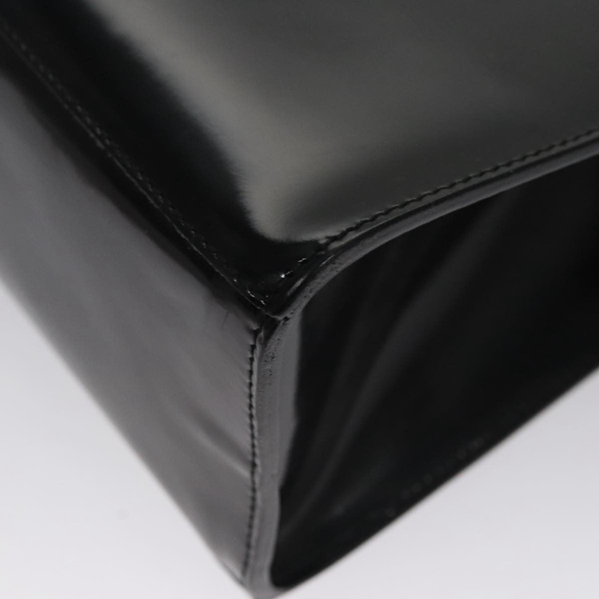 Salvatore Ferragamo Shopper Tote Patent Leather, BLACK, PATENT_LEATHER, Tote bag