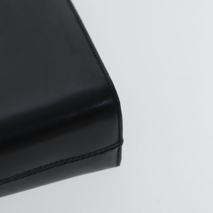 Salvatore Ferragamo Vintage Gancini Chain Shoulder Bag Leather, BLACK, LEATHER, Shoulder bag