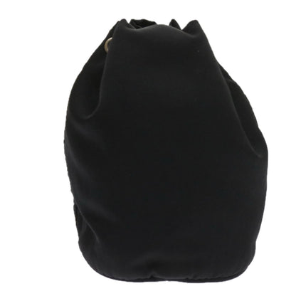 Prada Drawstring Crossbody Pouch Tessuto, BLACK, NYLON, Clutche & pouche
