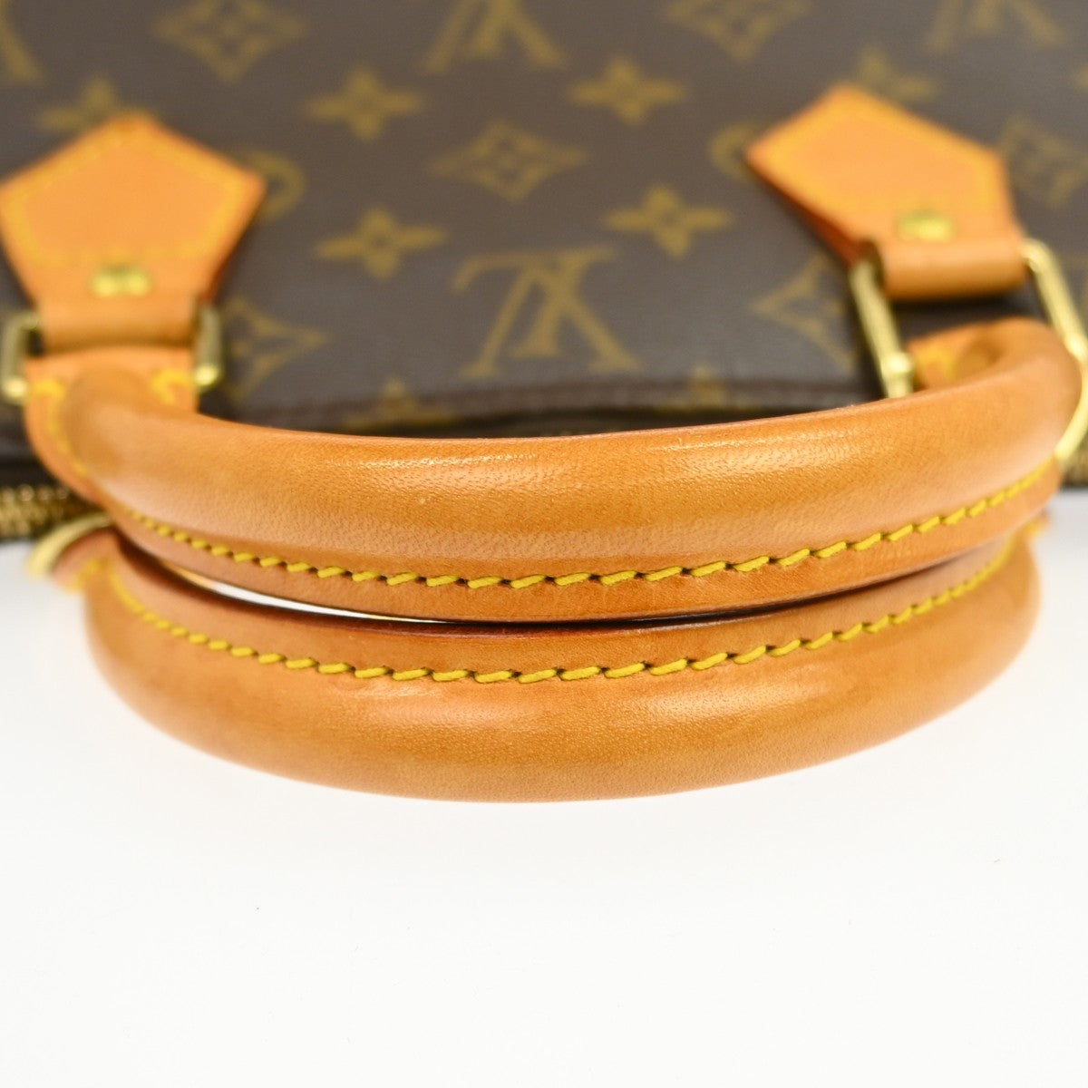 Louis Vuitton Alma Handbag Monogram Canvas, Brown, Canvas, Handbag