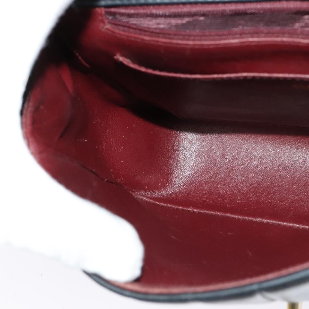 Chanel Vintage Vertical CC Flap Bag Leather, BLACK, LEATHER, Shoulder bag