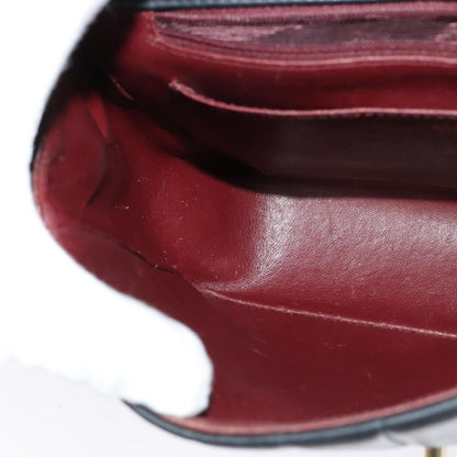 Chanel Vintage Vertical CC Flap Bag Leather, BLACK, LEATHER, Shoulder bag