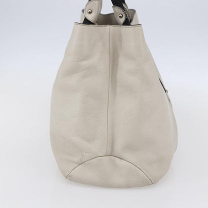 Salvatore Ferragamo Vala Handbag Leather, ECRU, LEATHER, Handbag