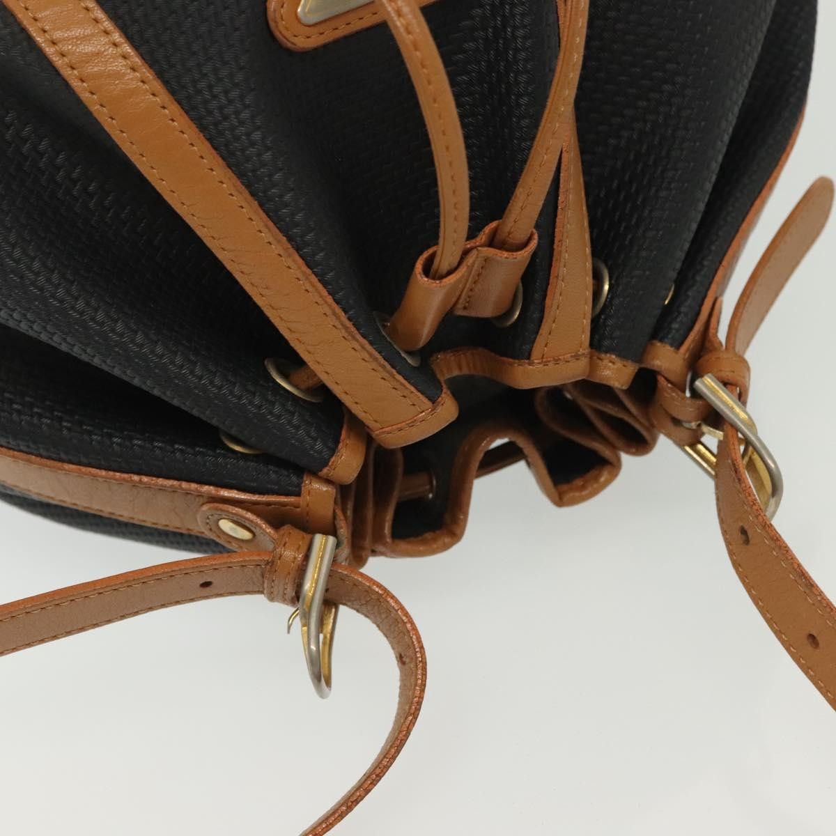 Saint Laurent Vintage Shoulder Bag PVC Leather, BLACK, PVC, Shoulder bag