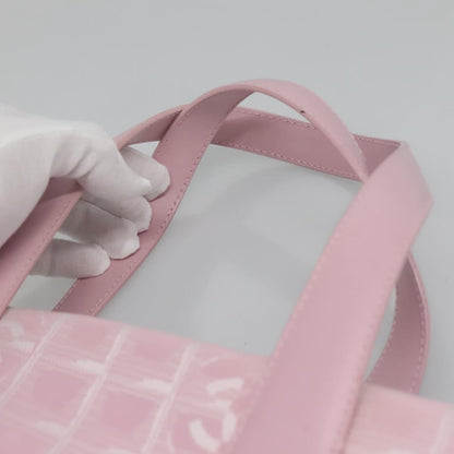 Chanel Travel Line Tote Nylon, PINK, NYLON, Tote bag