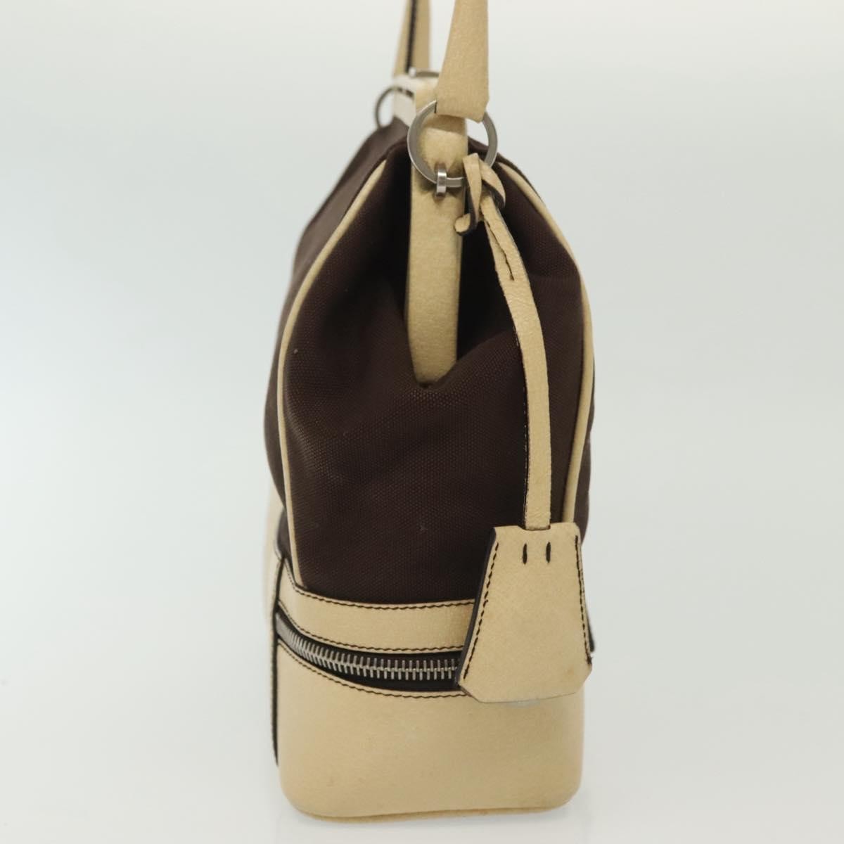 Prada Vintage Handbag Canvas, BEIGE, CANVAS, Handbag