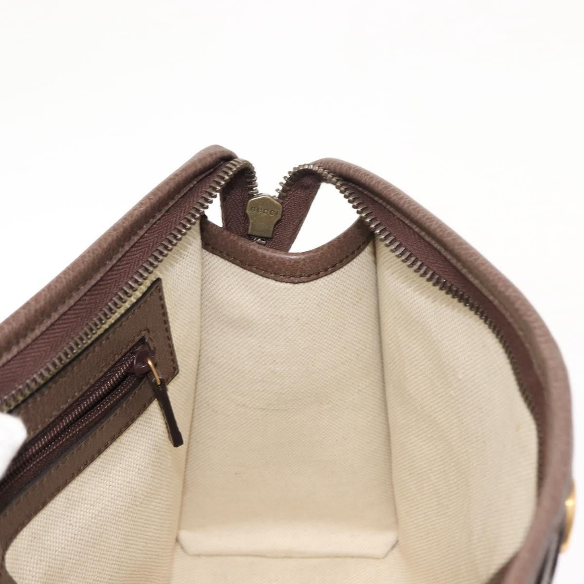 Gucci Ophidia Pouch GG Coated Canvas, BEIGE, CANVAS, Clutche & pouche