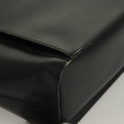 Celine Shoulder Bag Leather, BLACK, LEATHER, Shoulder bag