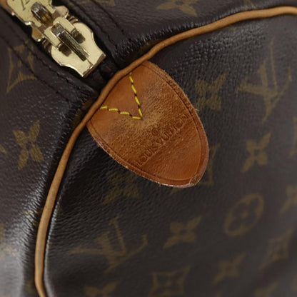 Louis Vuitton Keepall Bag Monogram Canvas, BROWN, CANVAS, Travel bag