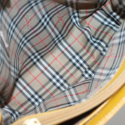 Burberry Vintage Handbag Leather, YELLOW, LEATHER, Handbag