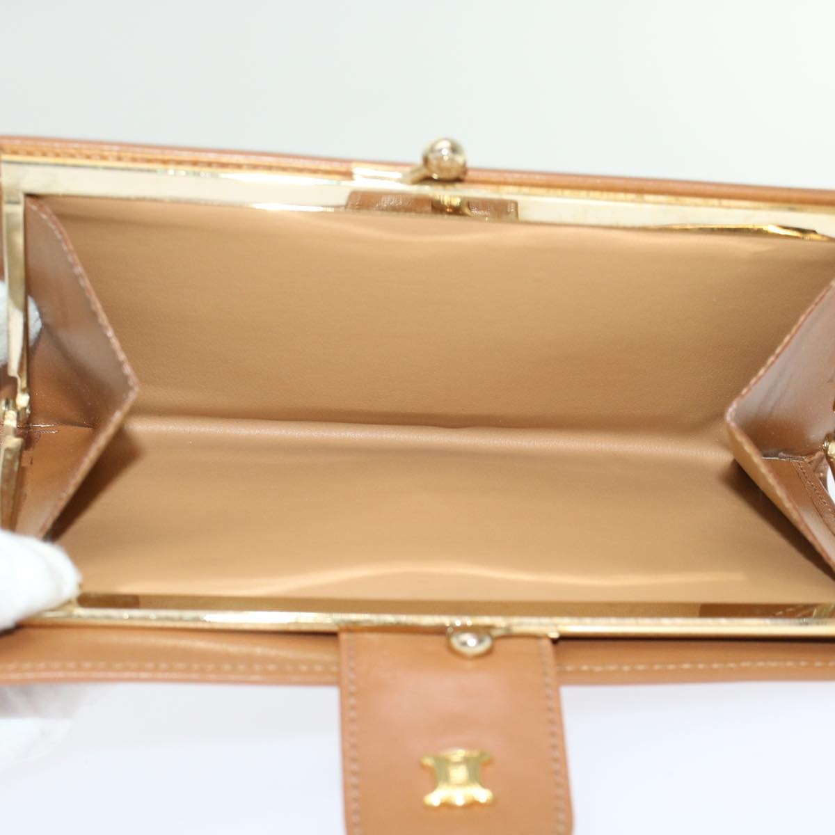 Celine Macadam Wallet Medium, BEIGE, CANVAS, Wallets