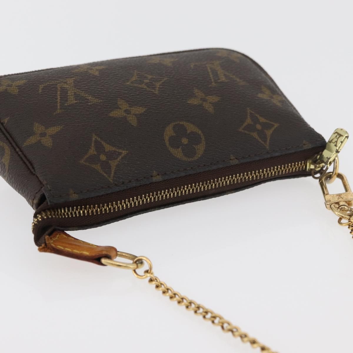 Louis Vuitton Pochette Accessoires Monogram Canvas, Brown, Canvas, Clutch