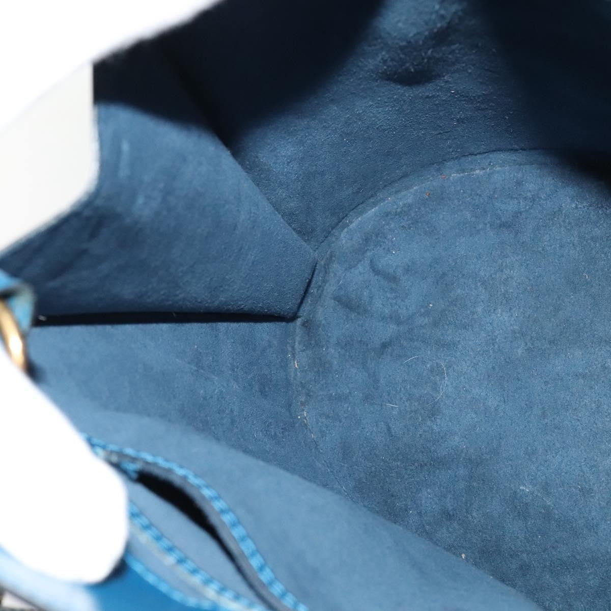 Louis Vuitton Cluny Shoulder Bag Epi Leather, BLUE, LEATHER, Shoulder bag