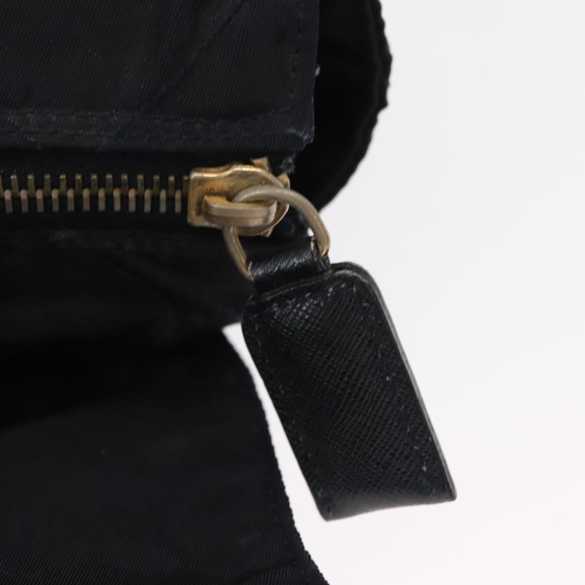 Prada Chain Shoulder Bag Tessuto, Navy, Nylon, Shoulder Bag