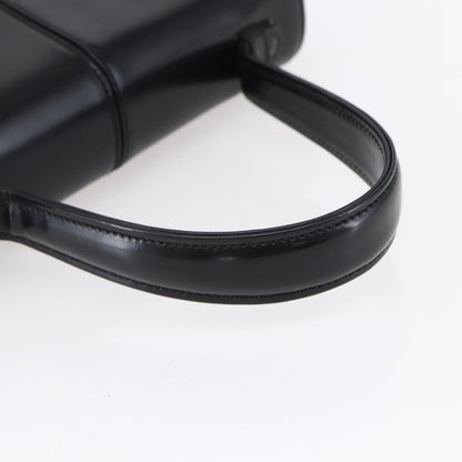 Saint Laurent Vintage Handbag Leather, BLACK, LEATHER, Handbag