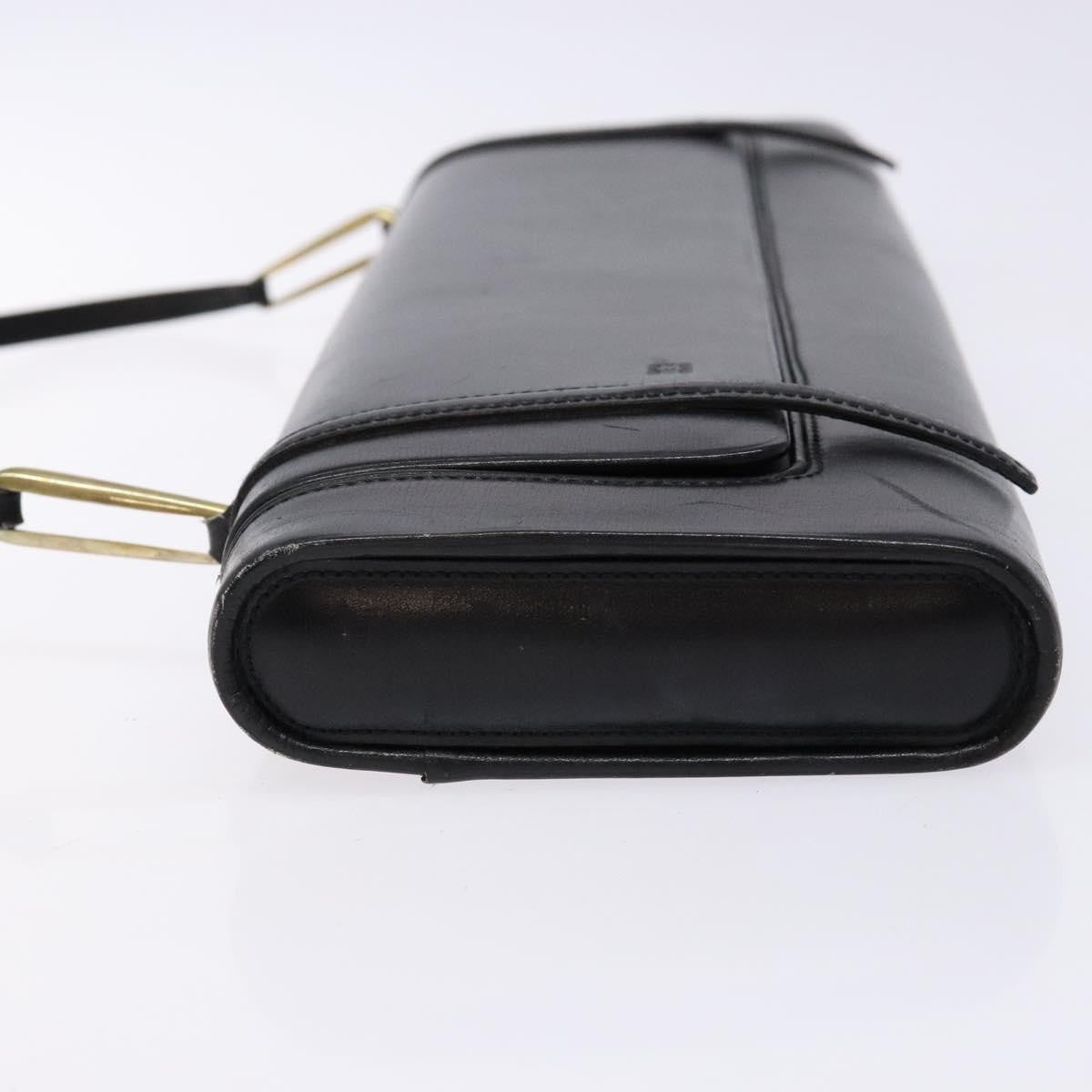 Loewe Vintage Shoulder Bag Leather, BLACK, LEATHER, Shoulder bag