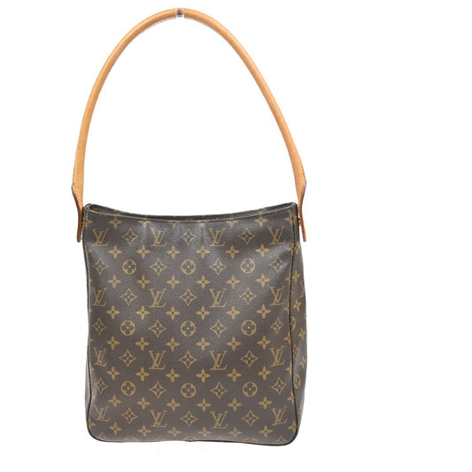 Louis Vuitton Looping Handbag Monogram Canvas, BROWN, CANVAS, Shoulder bag