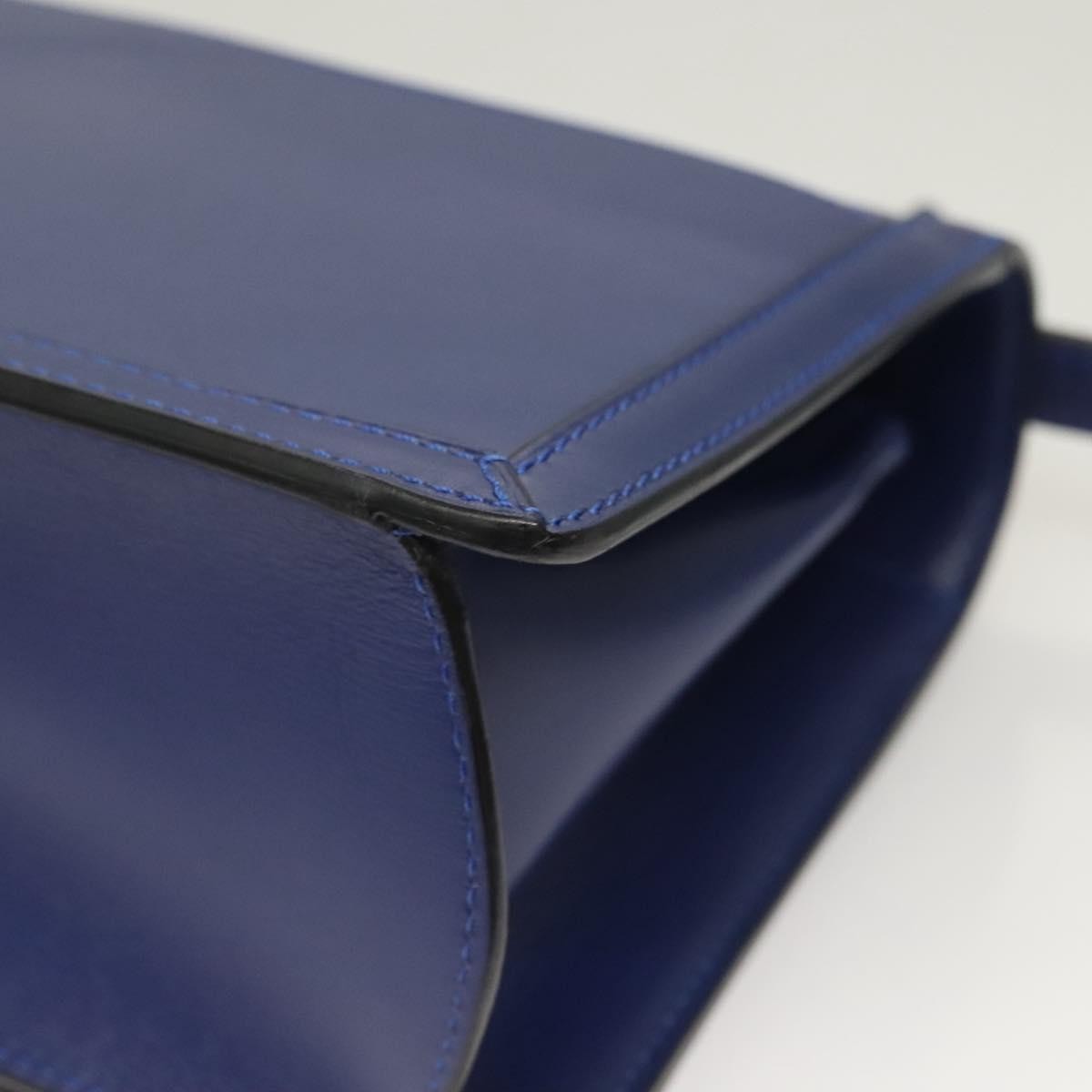 Loewe Barcelona Shoulder Bag Leather, BLUE, LEATHER, Shoulder bag