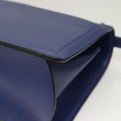 Loewe Barcelona Shoulder Bag Leather, BLUE, LEATHER, Shoulder bag