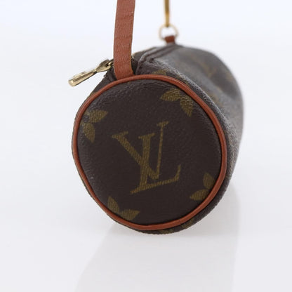 Louis Vuitton Papillon Pochette Monogram Canvas, BROWN, CANVAS, Clutche & pouche