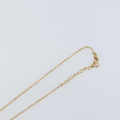 Christian Dior CD Pendant Necklace Metal, GOLD, METAL, Necklace