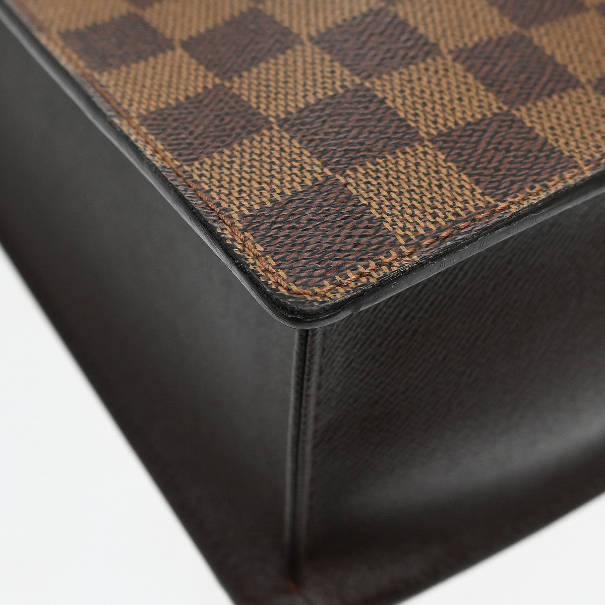 Louis Vuitton Venice Sac Plat Bag Damier, Brown, Canvas, Tote Bag