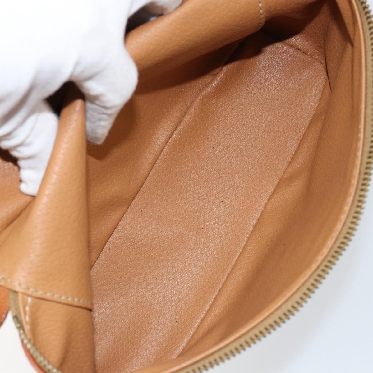 Celine Macadam Vanity Bag Canvas, BROWN, CANVAS, Clutche & pouche