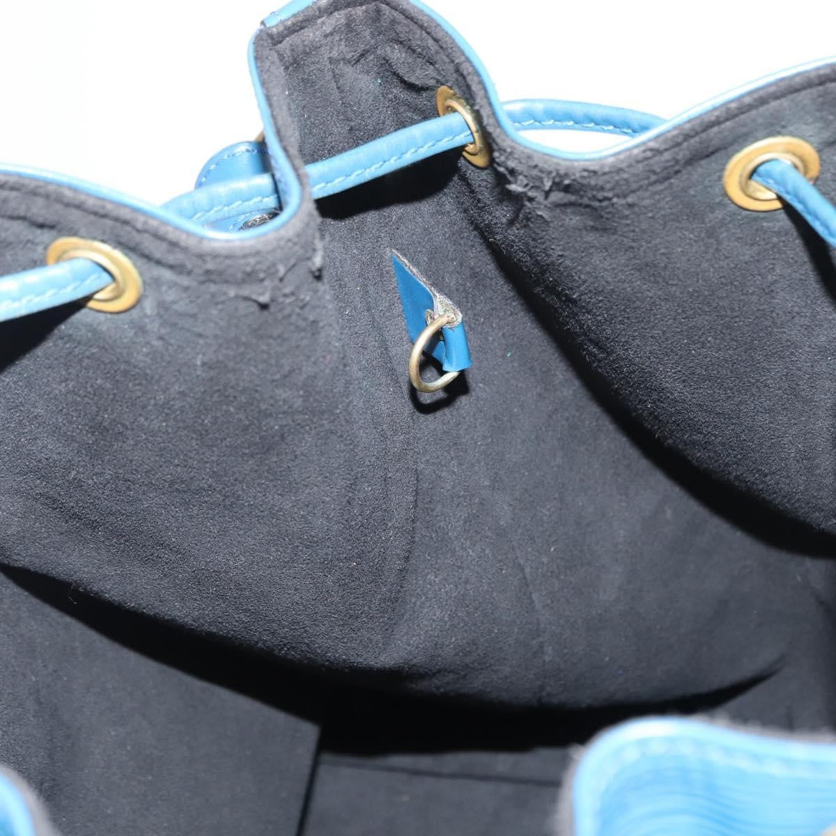 Louis Vuitton Noe Handbag Epi Leather, BLUE, LEATHER, Shoulder bag