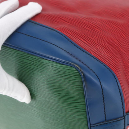 Louis Vuitton Tricolor Noe Handbag Epi Leather, RED, LEATHER, Shoulder bag