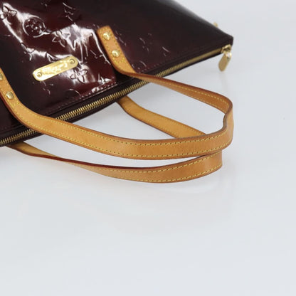 Louis Vuitton Bellevue Handbag Monogram Vernis, BROWN, PATENT_LEATHER, Tote bag