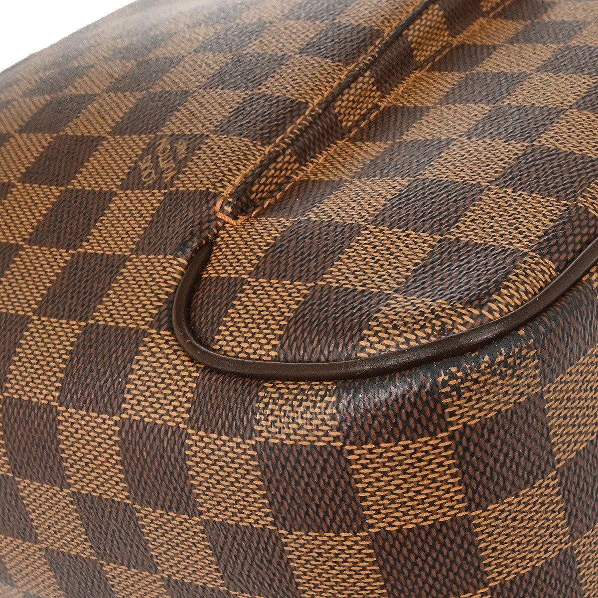 Louis Vuitton Olav Handbag Damier, Brown, Canvas, Shoulder Bag