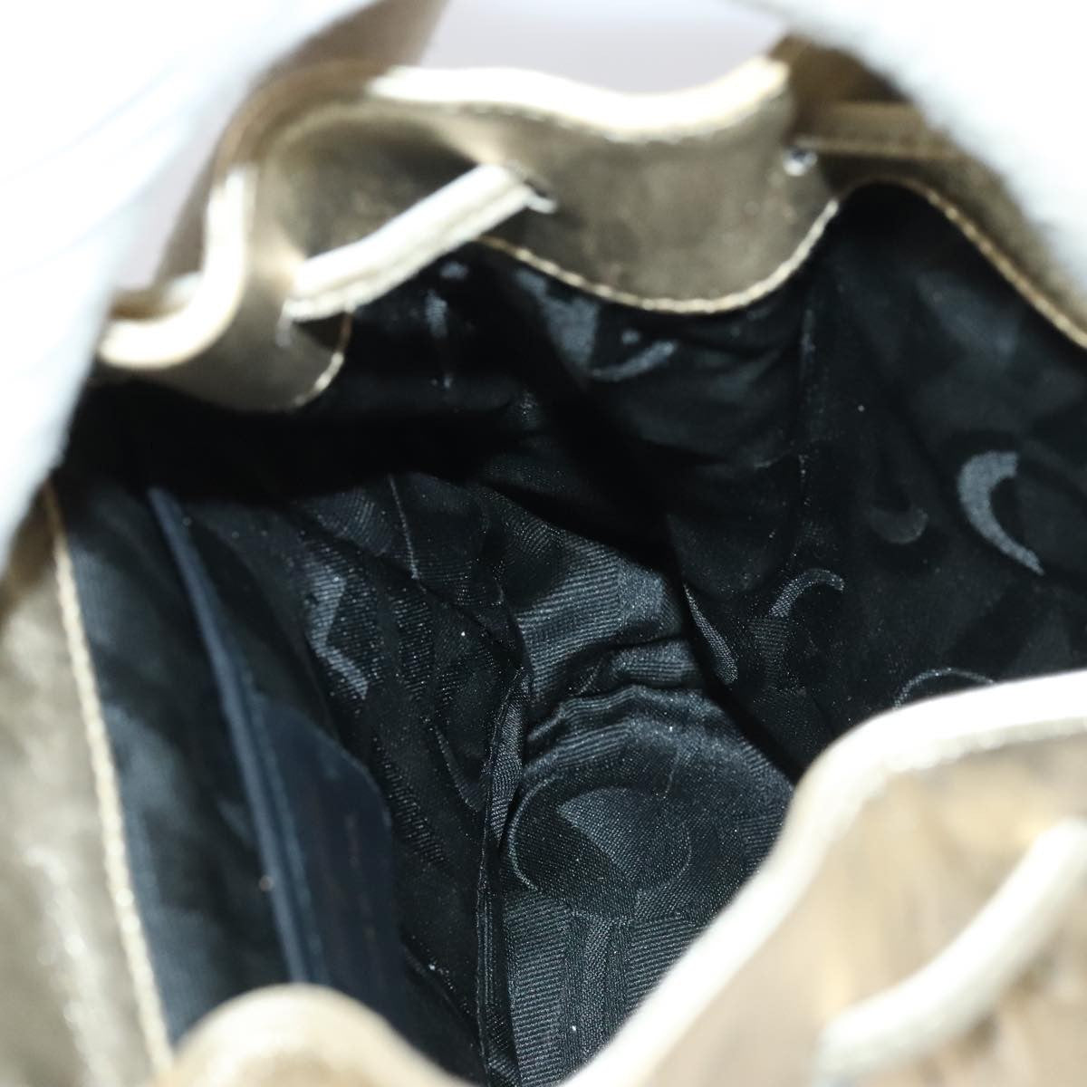 Salvatore Ferragamo Gancini Backpack Leather, GOLD, LEATHER, Backpack