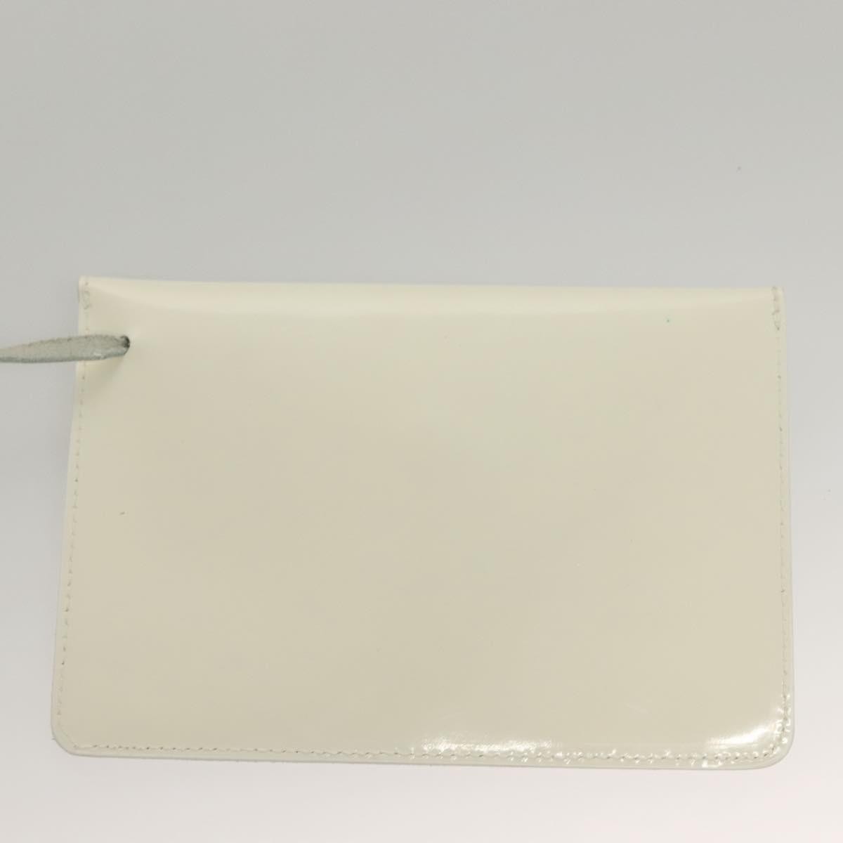 Salvatore Ferragamo Vintage Handbag Patent leather, WHITE, PATENT_LEATHER, Handbag