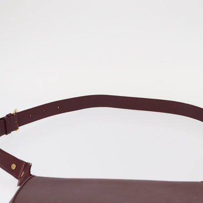 cartier Must de Cartier Shoulder Bag Leather, BURGUNDY, LEATHER, Shoulder bag