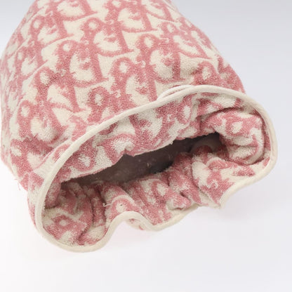 Christian Dior Vintage Trotter Pouch Pile, PINK, COTTON, Clutche & pouche