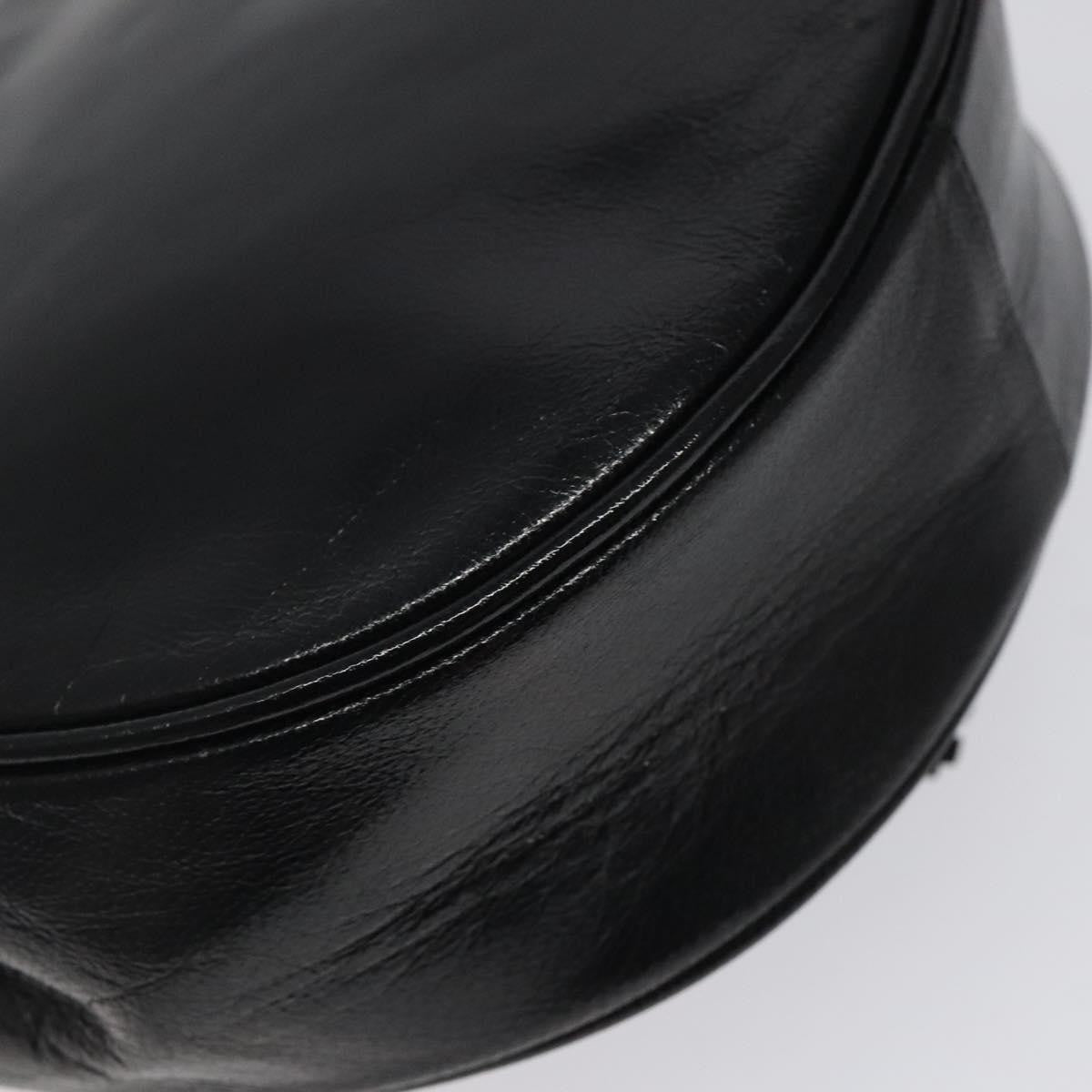 Saint Laurent Vintage Shoulder Bag Leather, BLACK, LEATHER, Shoulder bag