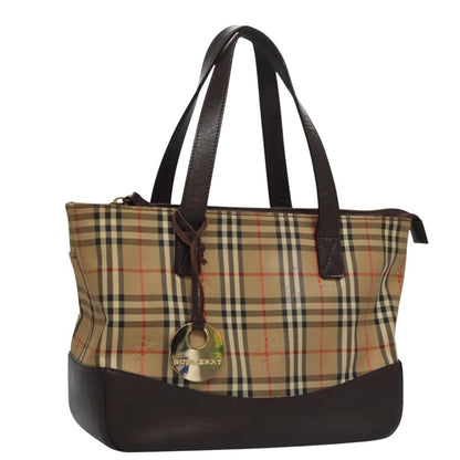 Burberry Nova Check Handbag Nova Check Canvas, BEIGE, CANVAS, Handbag