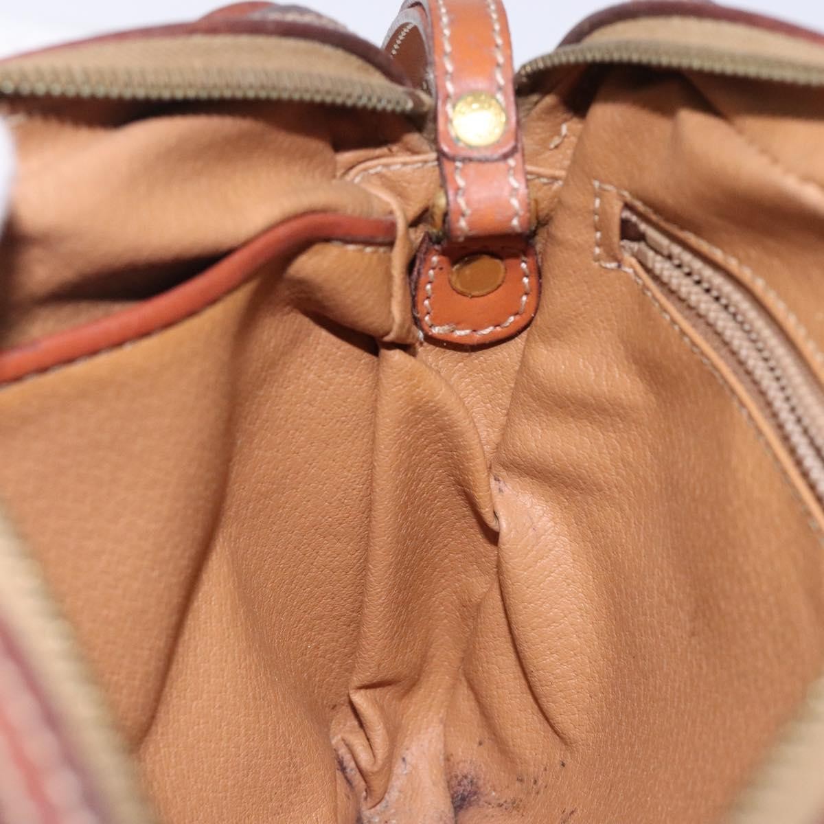 Celine Macadam Pochette Classic, BROWN, PVC, Clutche & pouche