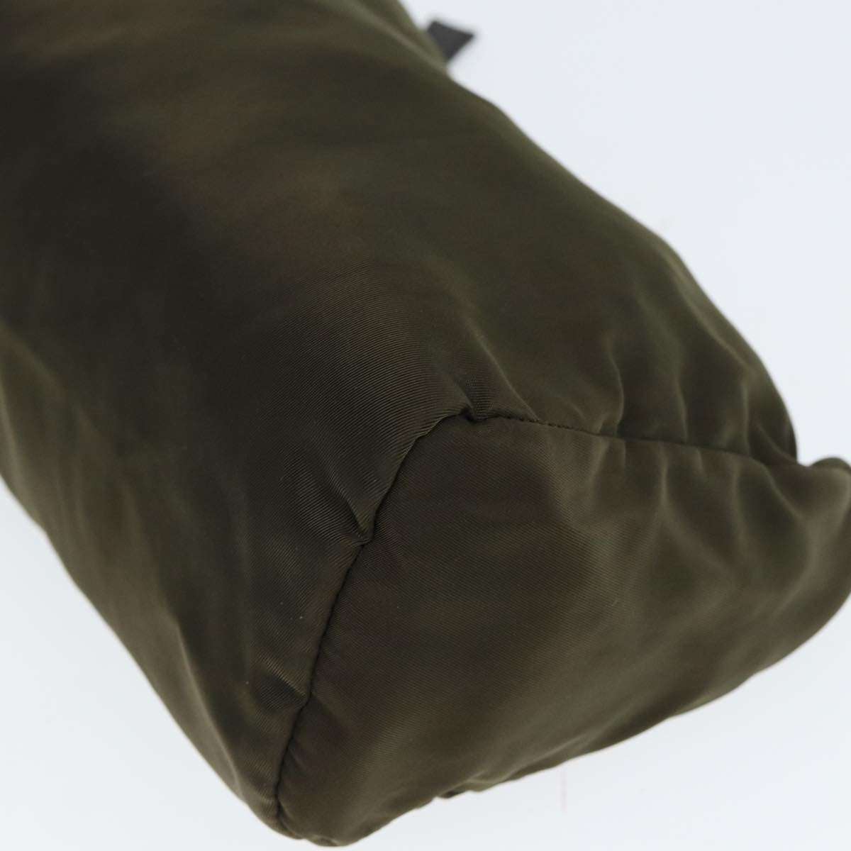 Prada Zip Around Pouch Tessuto, KHAKI, NYLON, Clutche & pouche